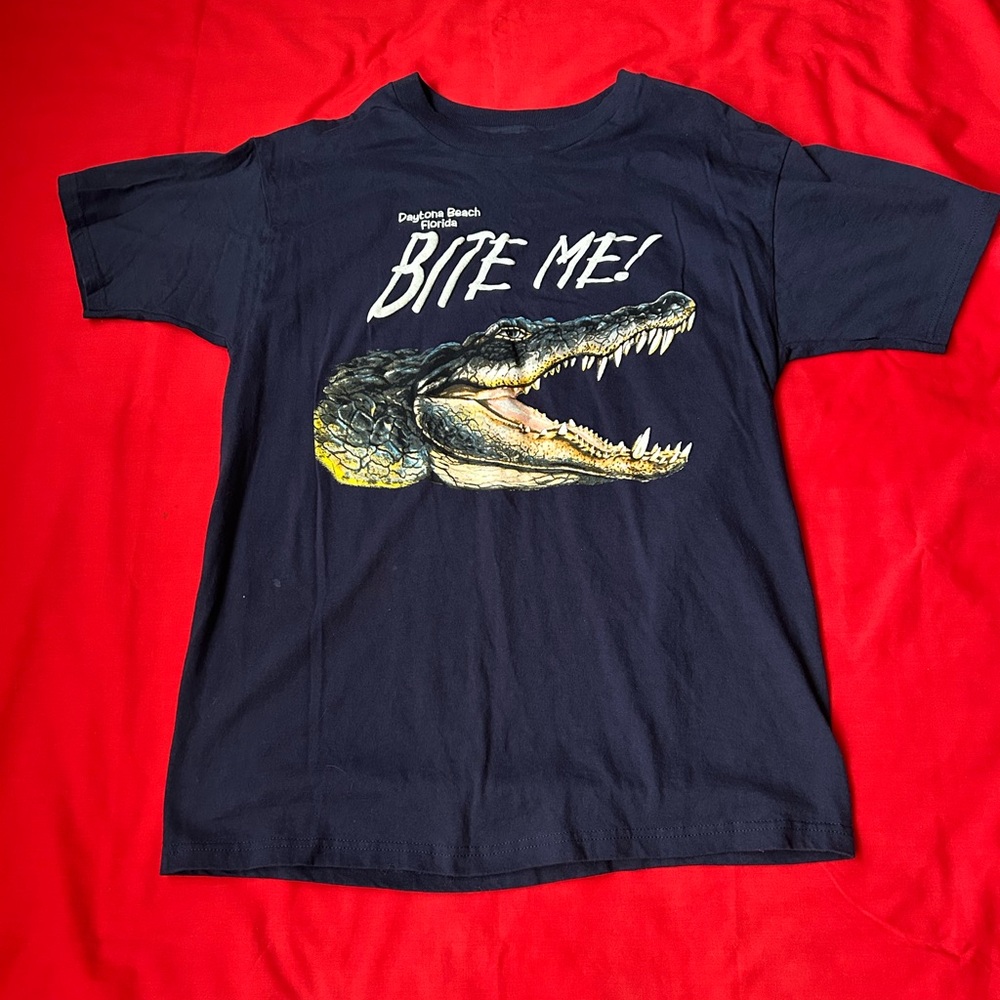 Graphic “Bite Me” Cotton Tee